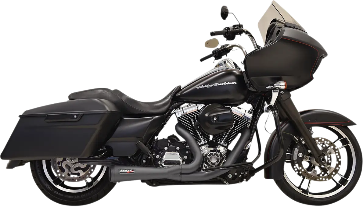 Bassani Xhaust 2:1 Short Exhaust - Black 1F52rb 1