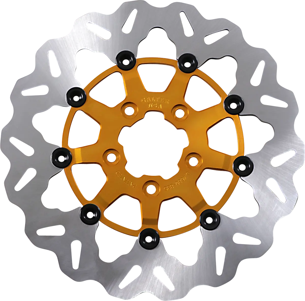 Gbrakes Front Wave® Rotor - Gold Center Df680cw-G 1
