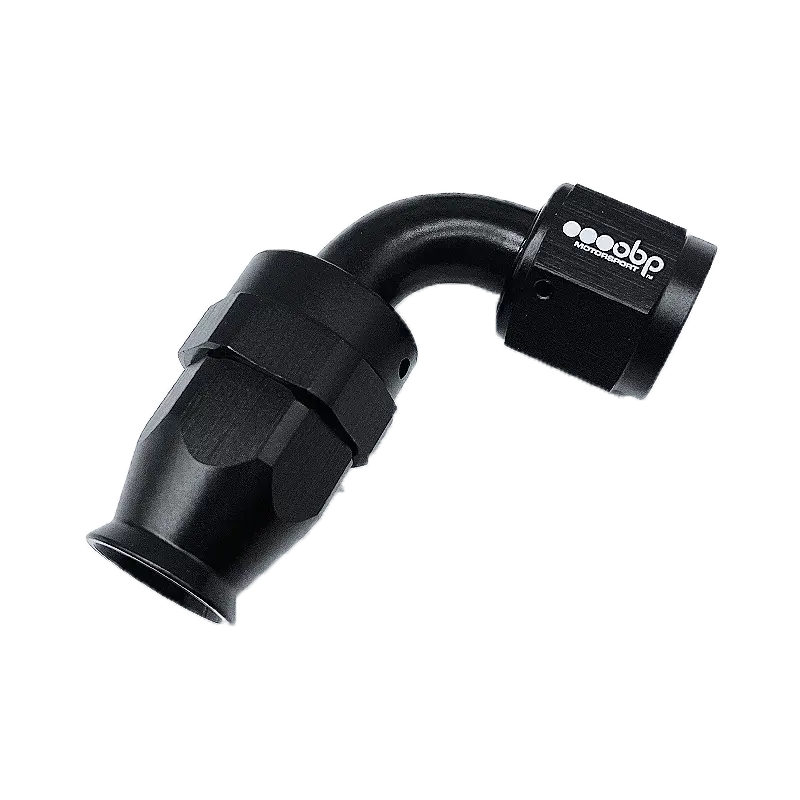 Obp 90 Degree Ptfe Hose End Fitting Black An -6 1