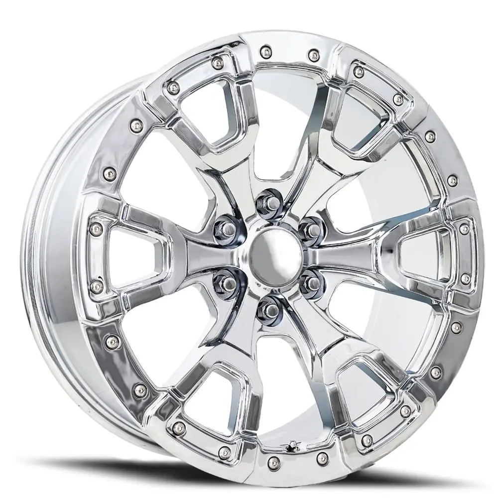 20X9 Chrome Ford Bronco Style Wheels (Fr99, 6X139.7, +20 Offset) 1