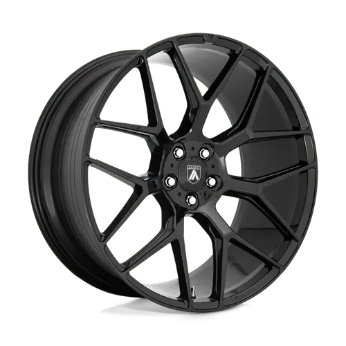 20X8.5 Gloss Black 38Mm Asanti Black Wheel 2