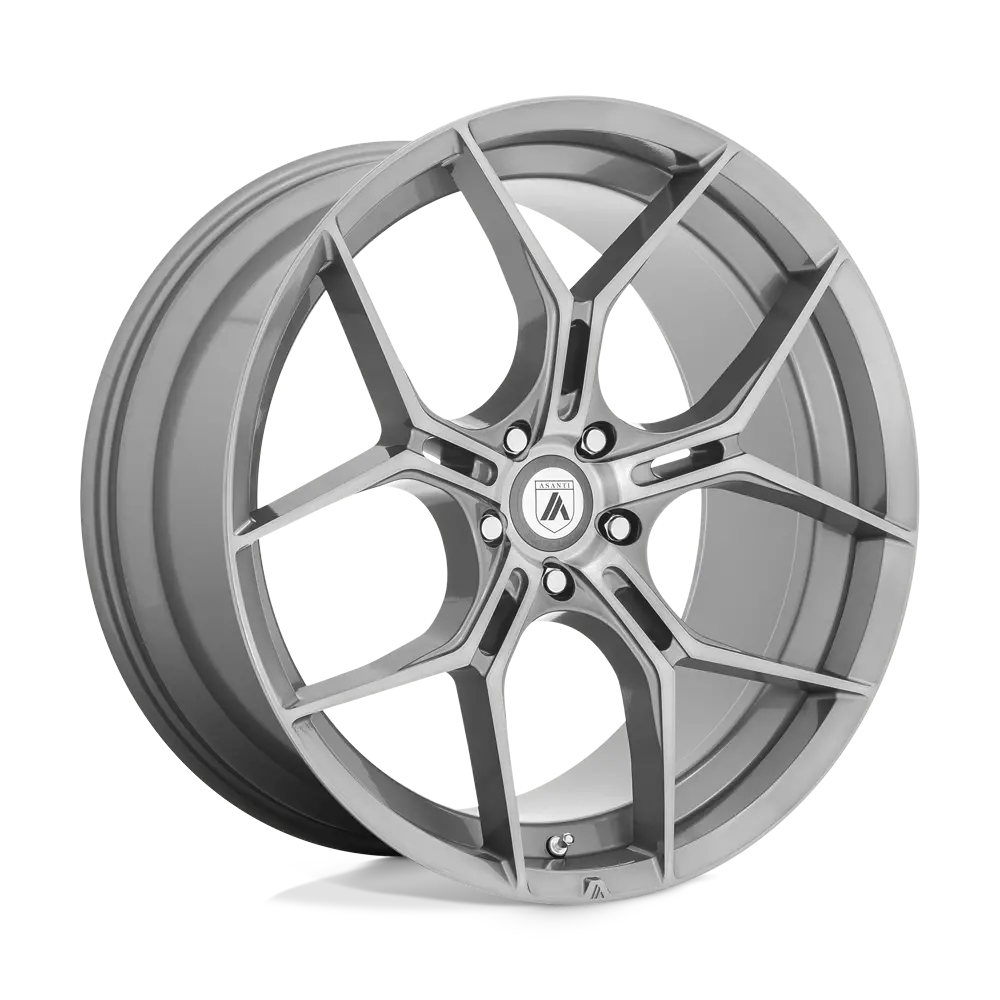 20X9 Titanium Brushed 38Mm Asanti Black Wheel 1