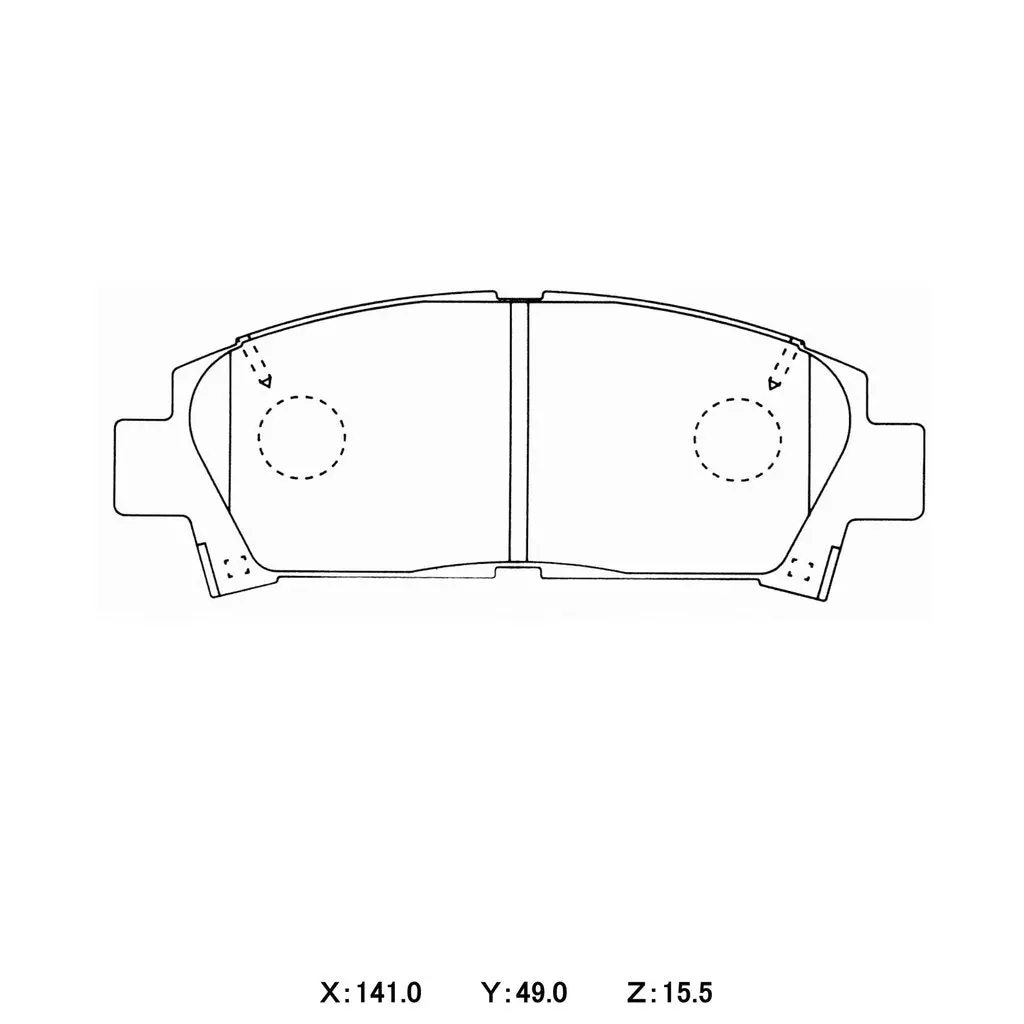 Toyota Corolla Ae92-111 Superstrut Front Winmax Brake Pads W5 Wmp268 1