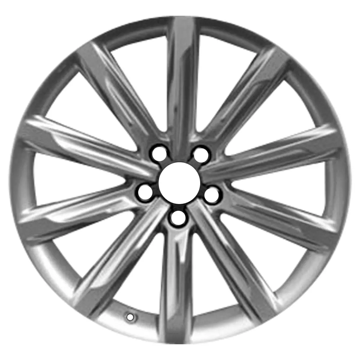19X8.5 Aluminum Wheel | 32Mm Offset | 10-Spoke | 5X112 Bolt Pattern | Oem Alloy Rim Replacement 1
