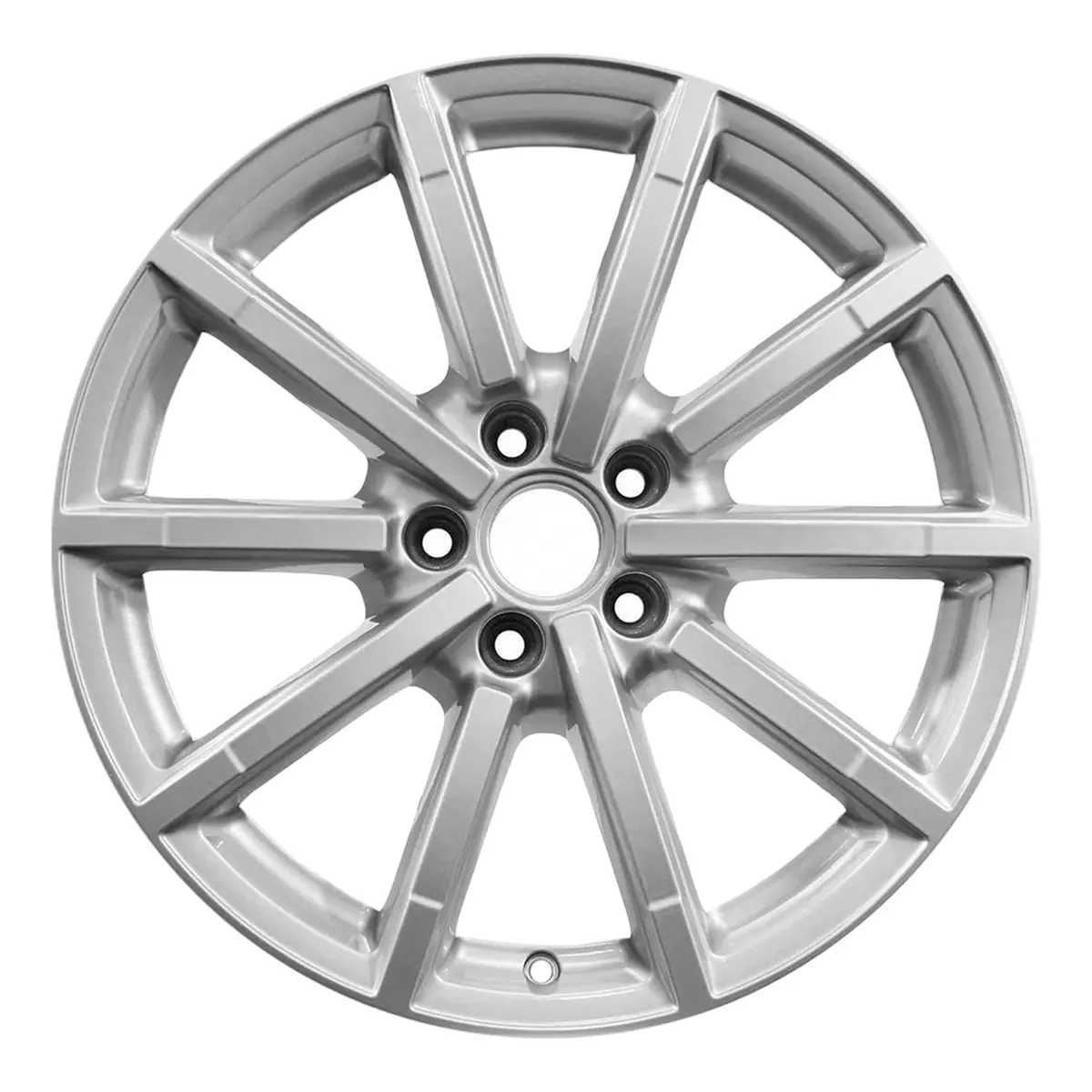 18X8 Aluminum Wheel | 46Mm Offset | 10-Spoke | 5X112 Bolt Pattern | Oem Alloy Wheel 1