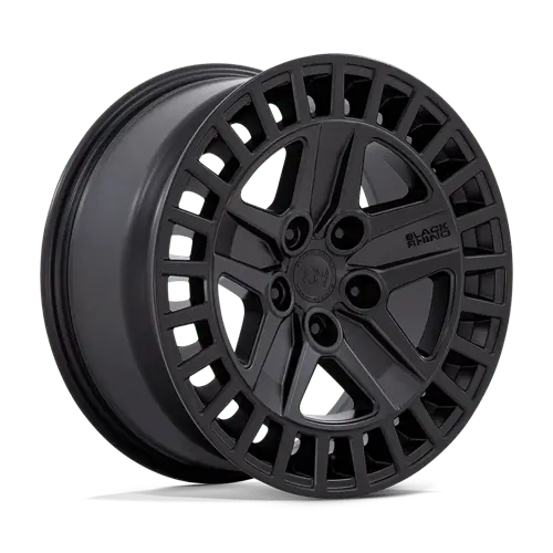 18X8.5 Matte Black 25Mm Black Rhino Wheel 2