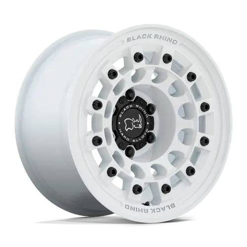 17X8 Gloss White 38Mm Black Rhino Wheel 2