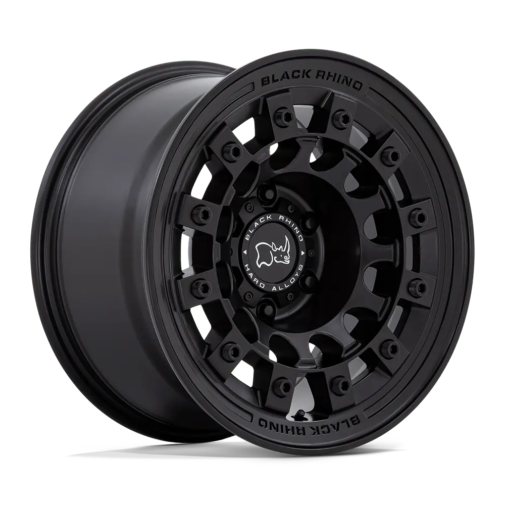 17X8 Matte Black 38Mm Black Rhino Wheel 1