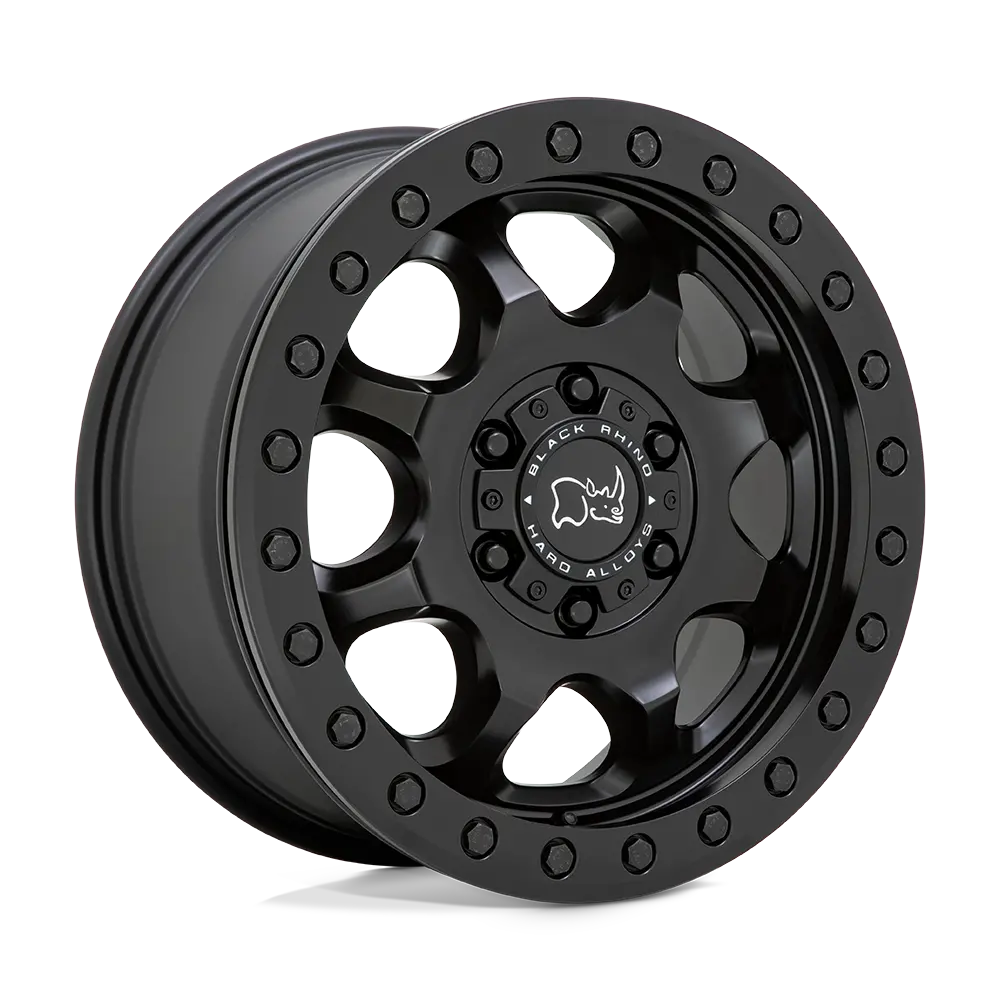 17X8 Matte Black 38Mm Black Rhino Wheel 1