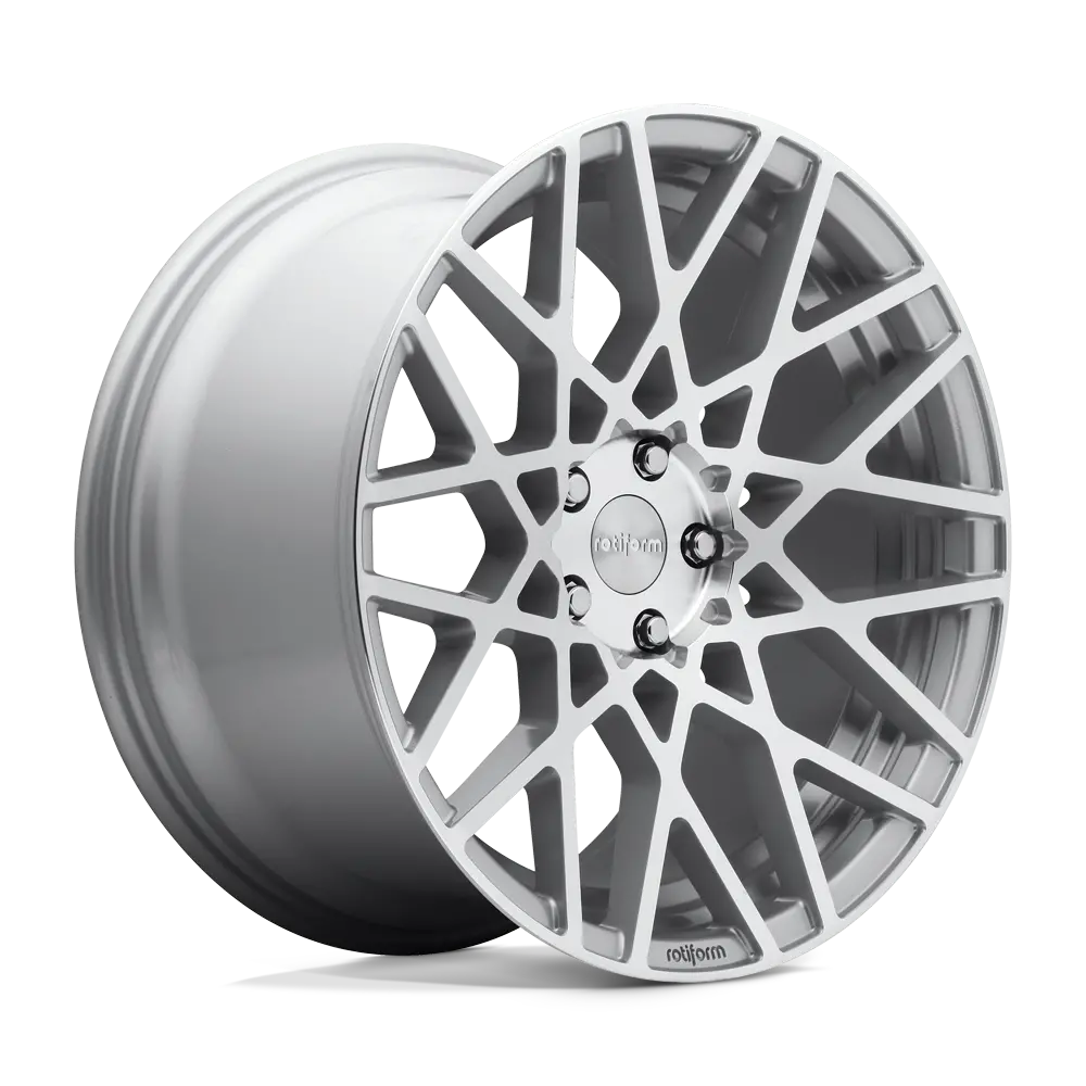 18X8.5 Gloss Silver Machined 38Mm Rotiform 1Pc Wheel 1