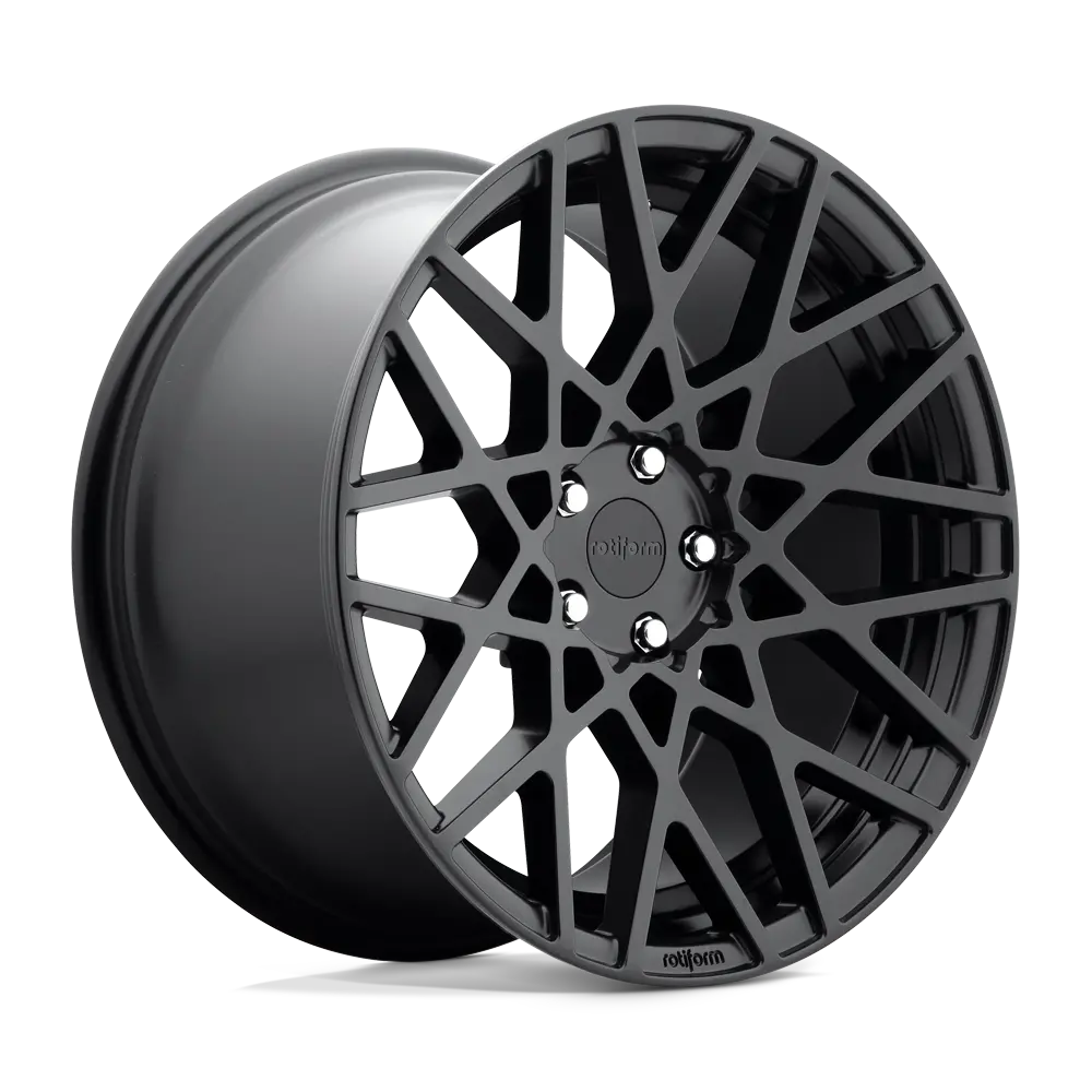 18X8.5 Matte Black 38Mm Rotiform 1Pc Wheel 1