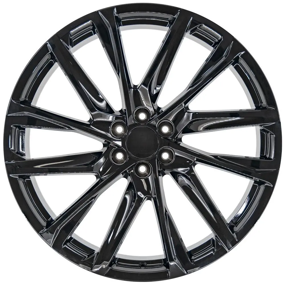 26X10 Replica Wheel Ca90 Fits Cadillac Escalade - Gloss Black 1