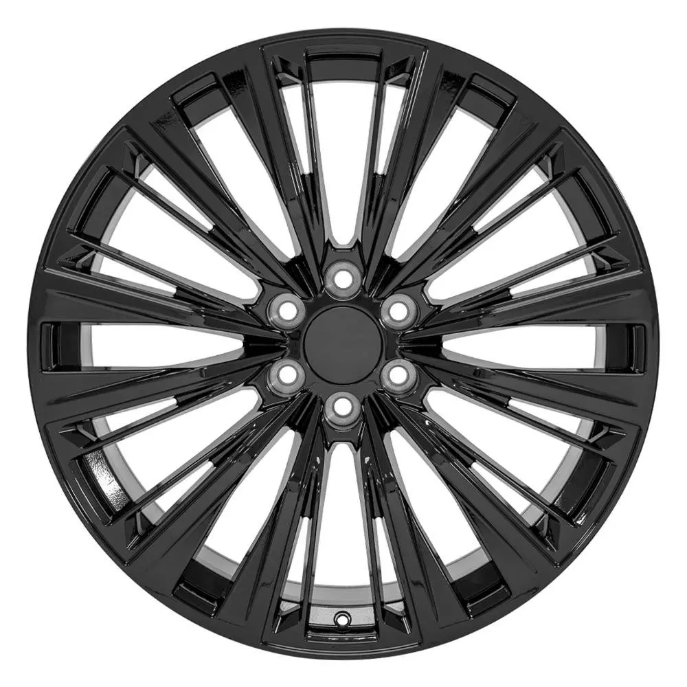 24X10 Replica Wheel Ca93 Fits Cadillac Escalade - Gloss Black 1