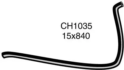 Ford Escort Mk1/2 Heater Hose Long 1