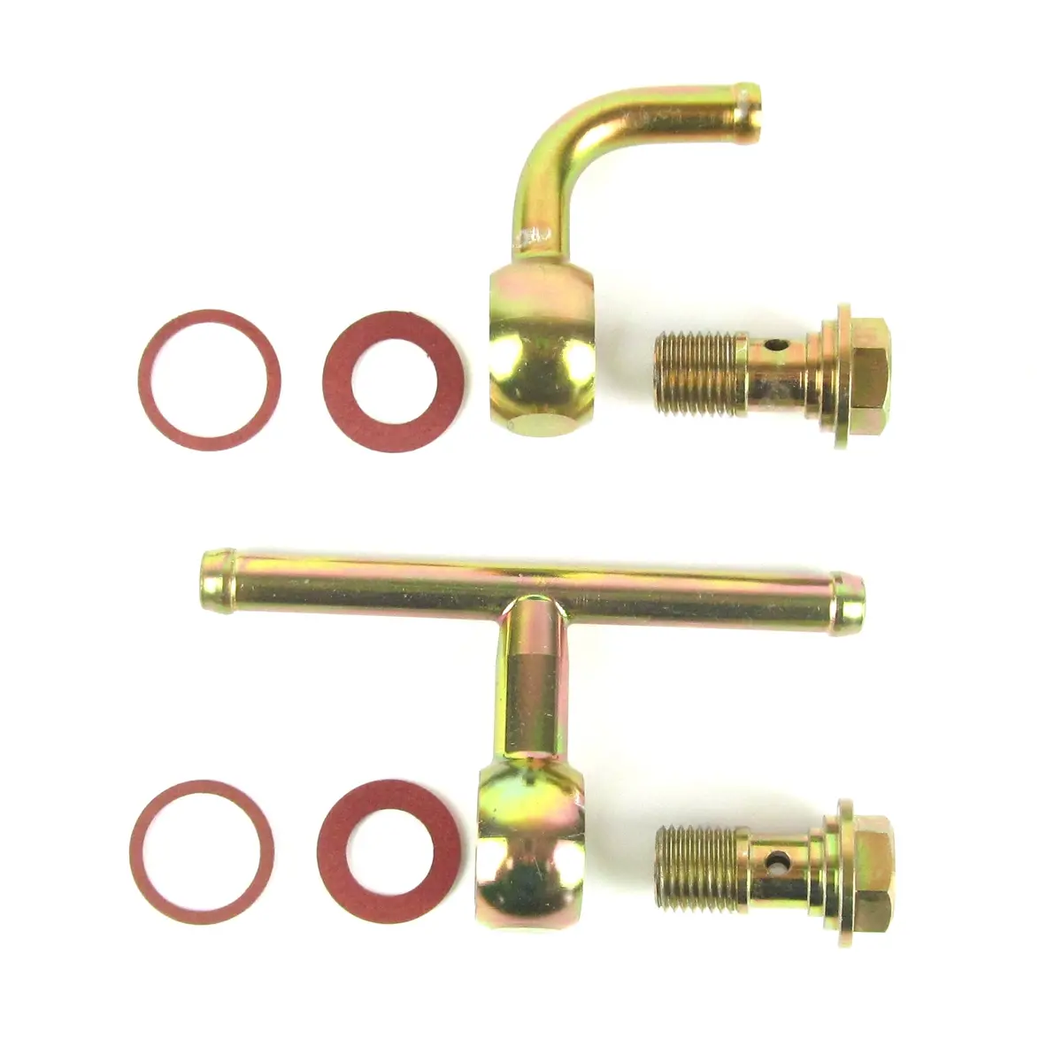 Fuel Banjo Set - Suit Twin Sidedraft Dhla Carbs Cua008 1