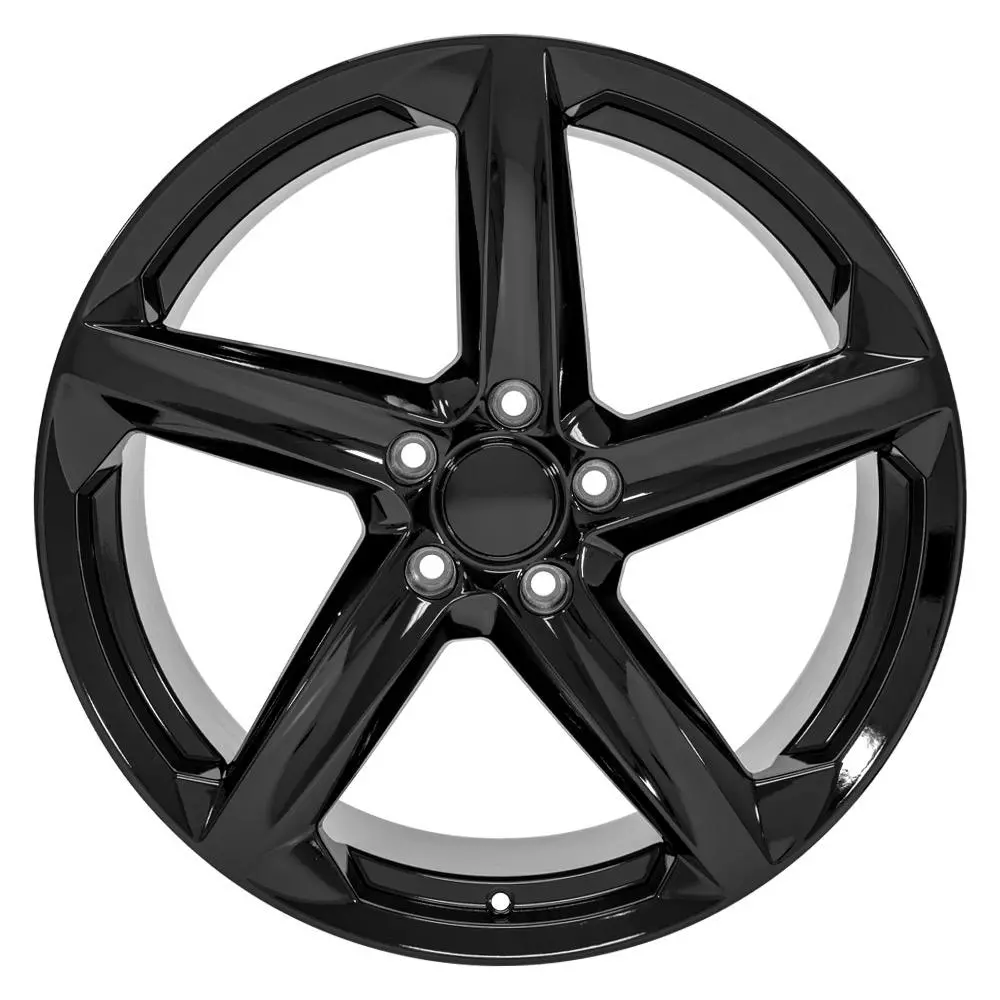 20X11 Replica Wheel Cv02d Fits Chevrolet C8 Corvette - Gloss Black 1