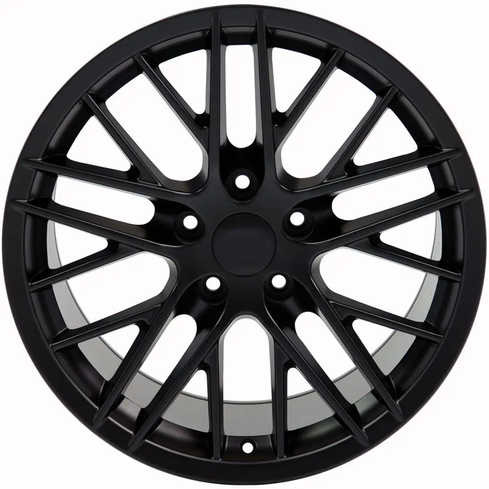 19" Replica Wheel Cv08b Fits Chevrolet Corvette - C6 Zr1- Design Two 1
