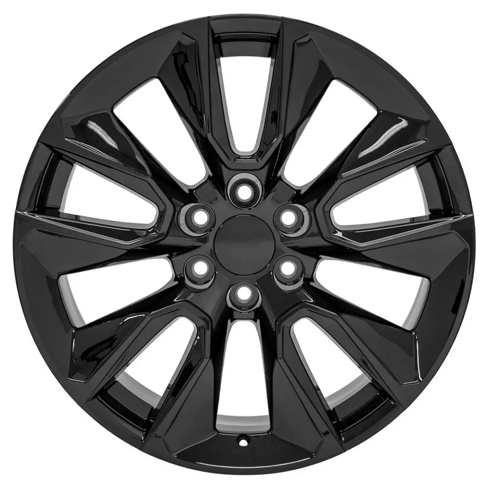 22X9 Replica Wheel Cv32 Fits Chevrolet Silverado 1500 - Gloss Black 1