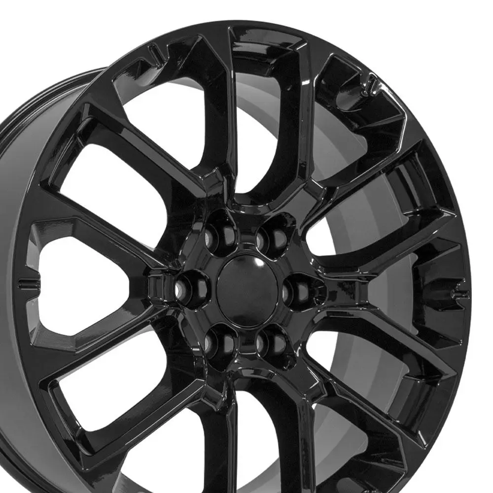 22X9 Replica Wheel Cv67 Fits Chevrolet Suburban 1500 - Gloss Black 2