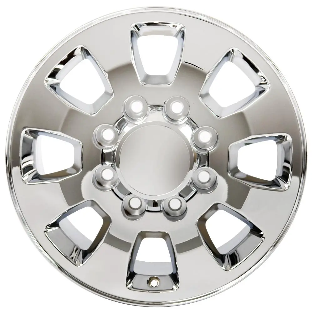 18" Replica Wheel Cv75b Fits Gmc Sierra- Design One With Lug Nuts |Chrome - Gm/Ram/Dodge Factory Style - Set Of 32 - 14X1.5Mm - 7/8" Hex 1