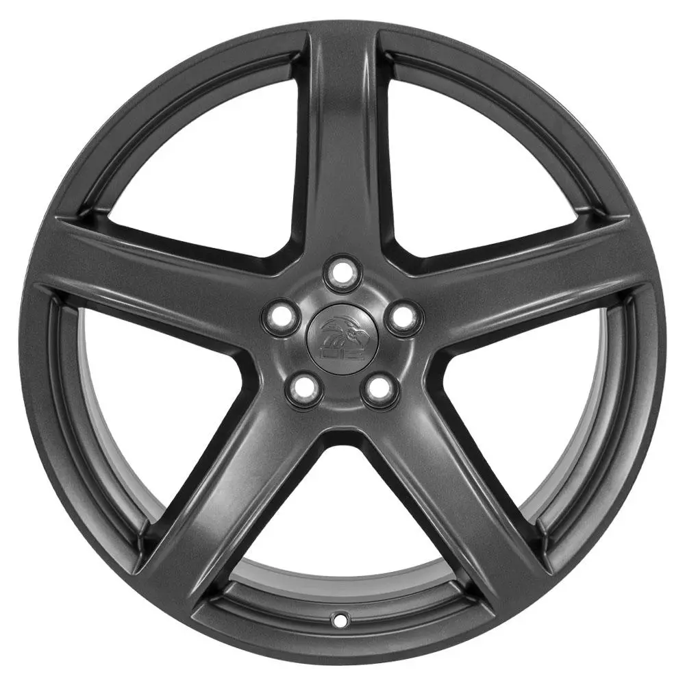 20X9.5 Replica Wheel Dg22 Fits Dodge Challenger - Satin Gunmetal 1