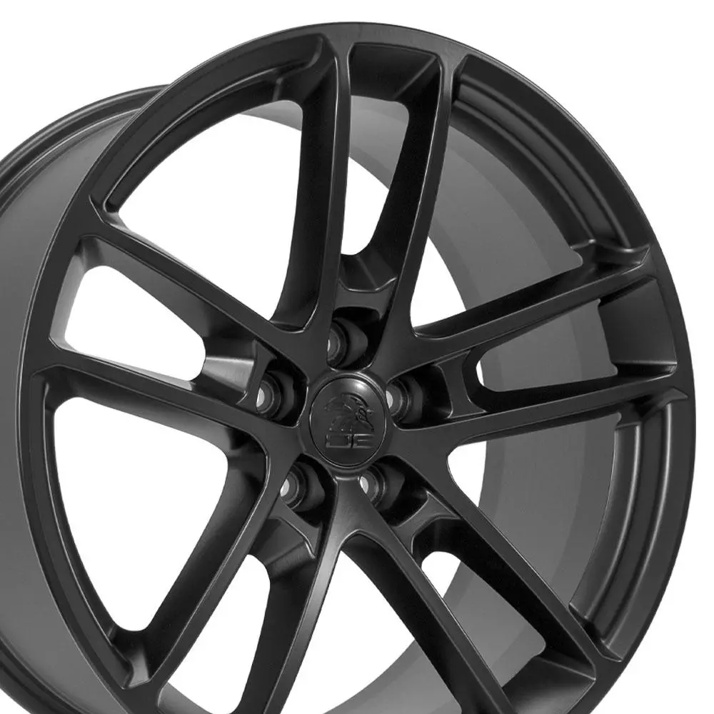 20X9 Replica Wheel Dg23 Fits Dodge Challenger - Satin Black 2