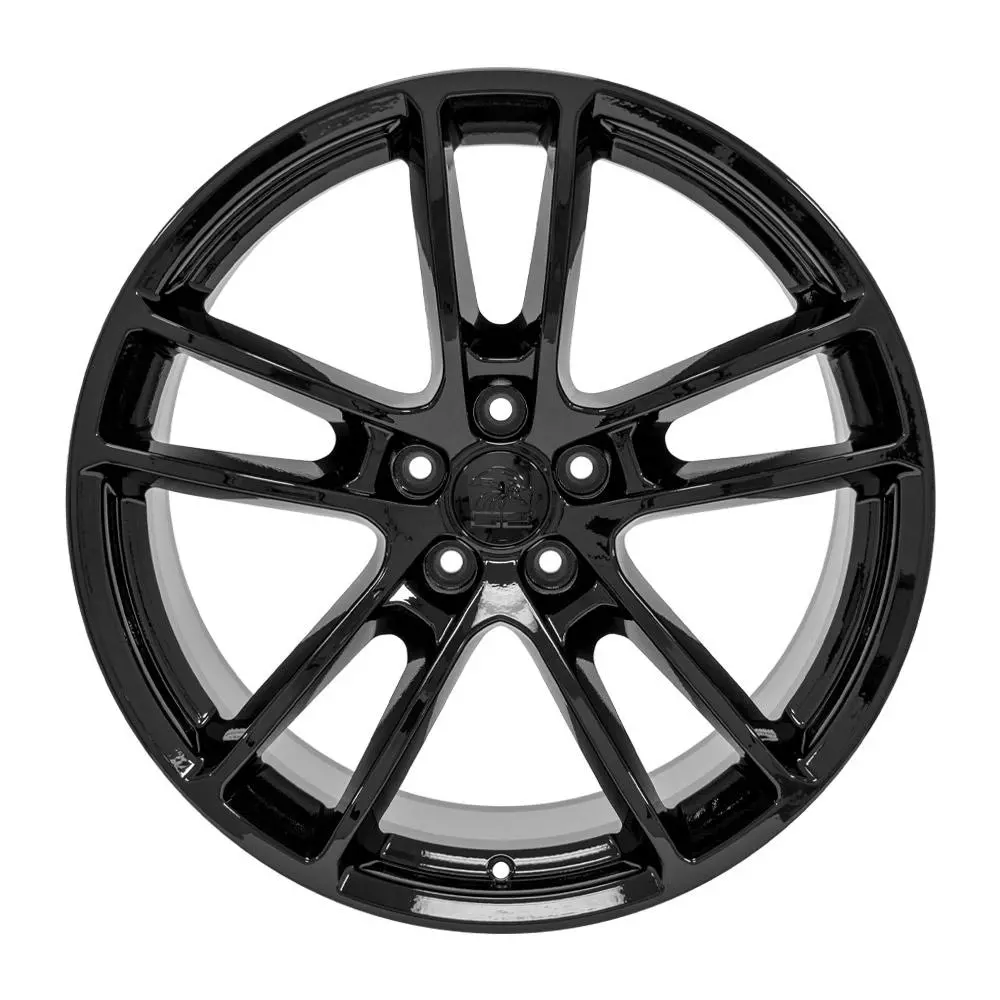 20X10 Replica Wheel Dg23 Fits Dodge Challenger - Gloss Black 1