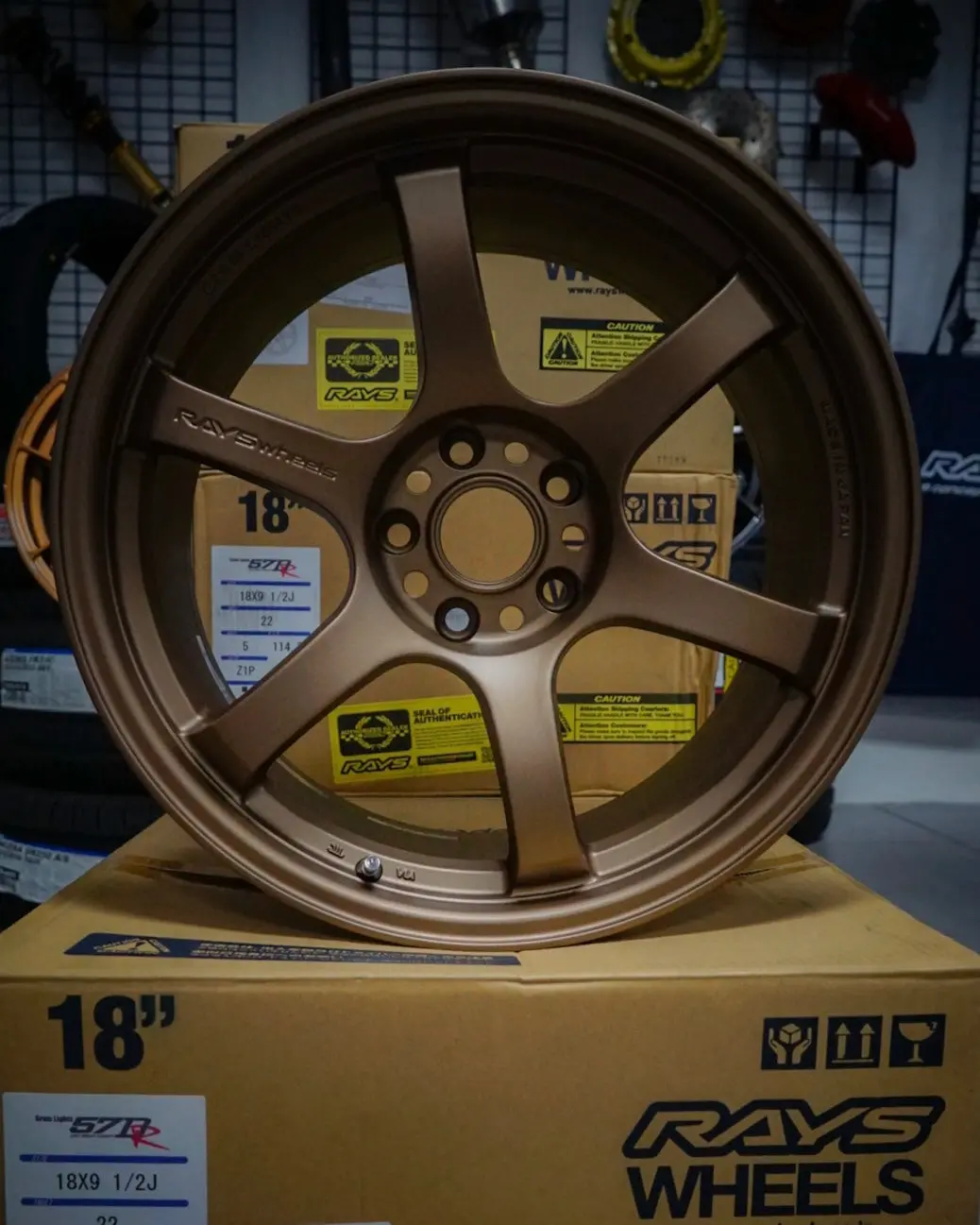 57Dr Bronze 18X9.5 +38 5X114.3 (Set Of 4) 1