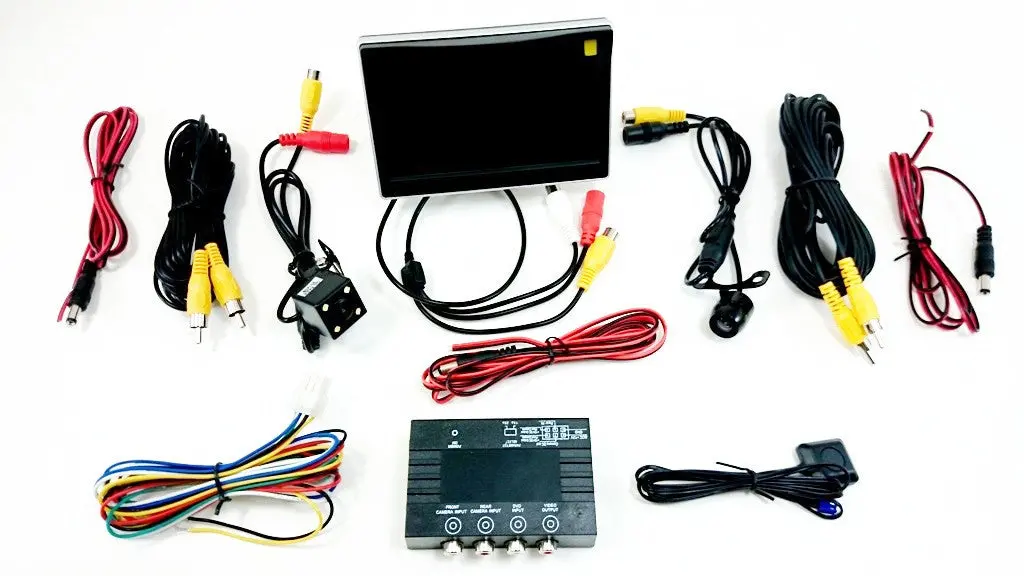 Front Camera / Rear Camera / Aux System - 5" Monitor + 2 Cameras 1