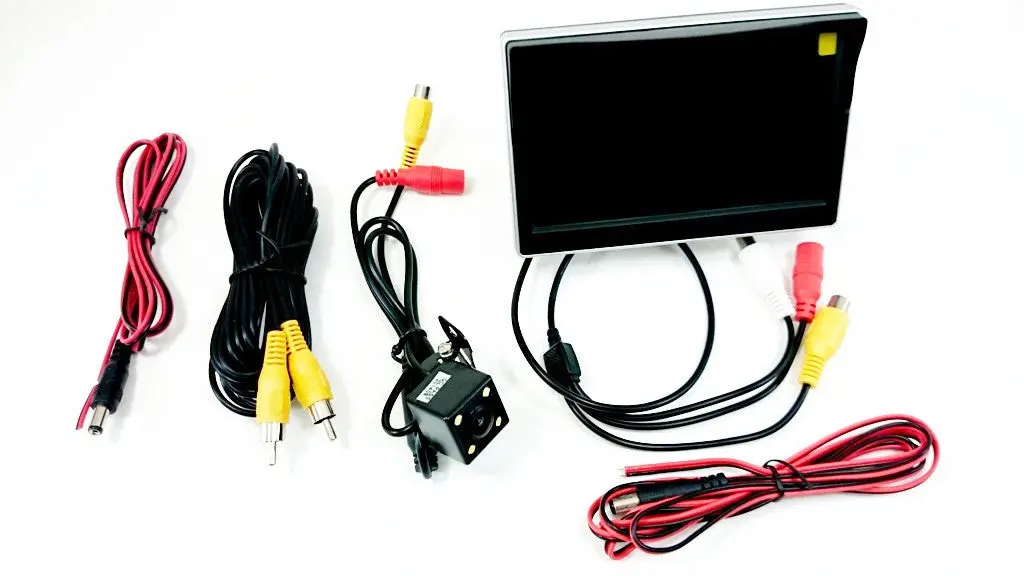 Backup / Reverse / Rear View System - 5" Monitor + 1 Camera W/ Build-In Led Lights 1