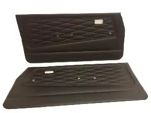 Ford Escort Mk2 2 Door Card Pair Vinyl 1