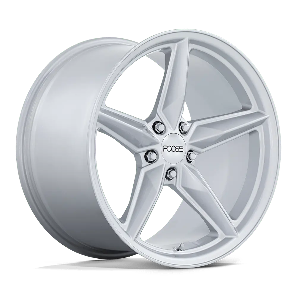 20X11 Gloss Silver 50Mm Foose 1Pc Wheel 1