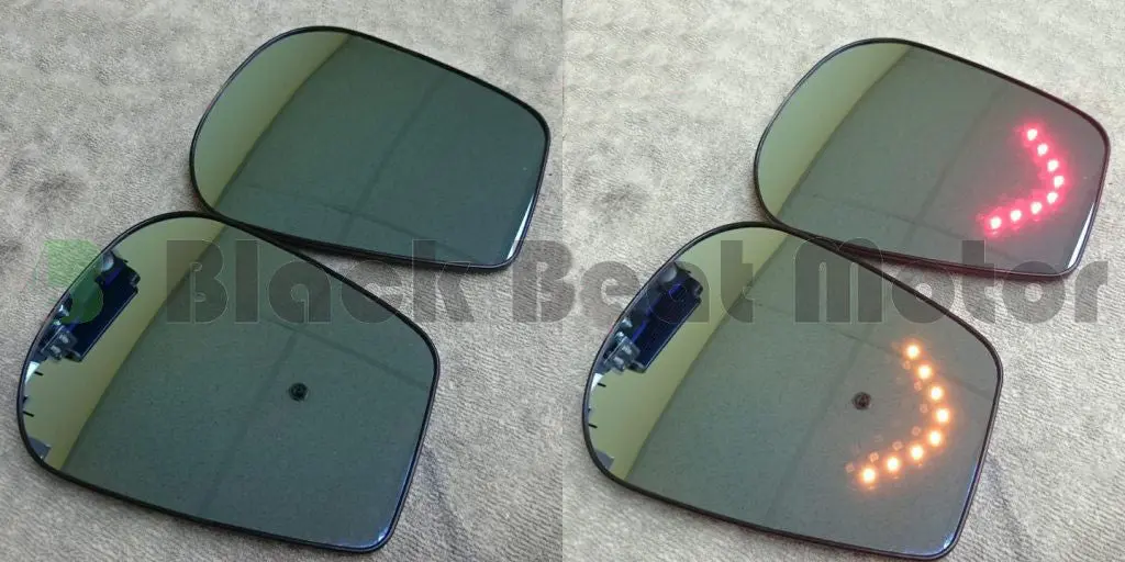 Bbm Polarized Convex Mirrors W/ Led Turn Signal + Core - 2013+ Scion Fr-S / Subaru Brz / Toyota Gt86 1
