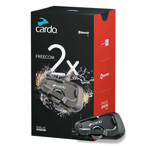 Cardo Freecom 2X Bluetooth Headset Single 1