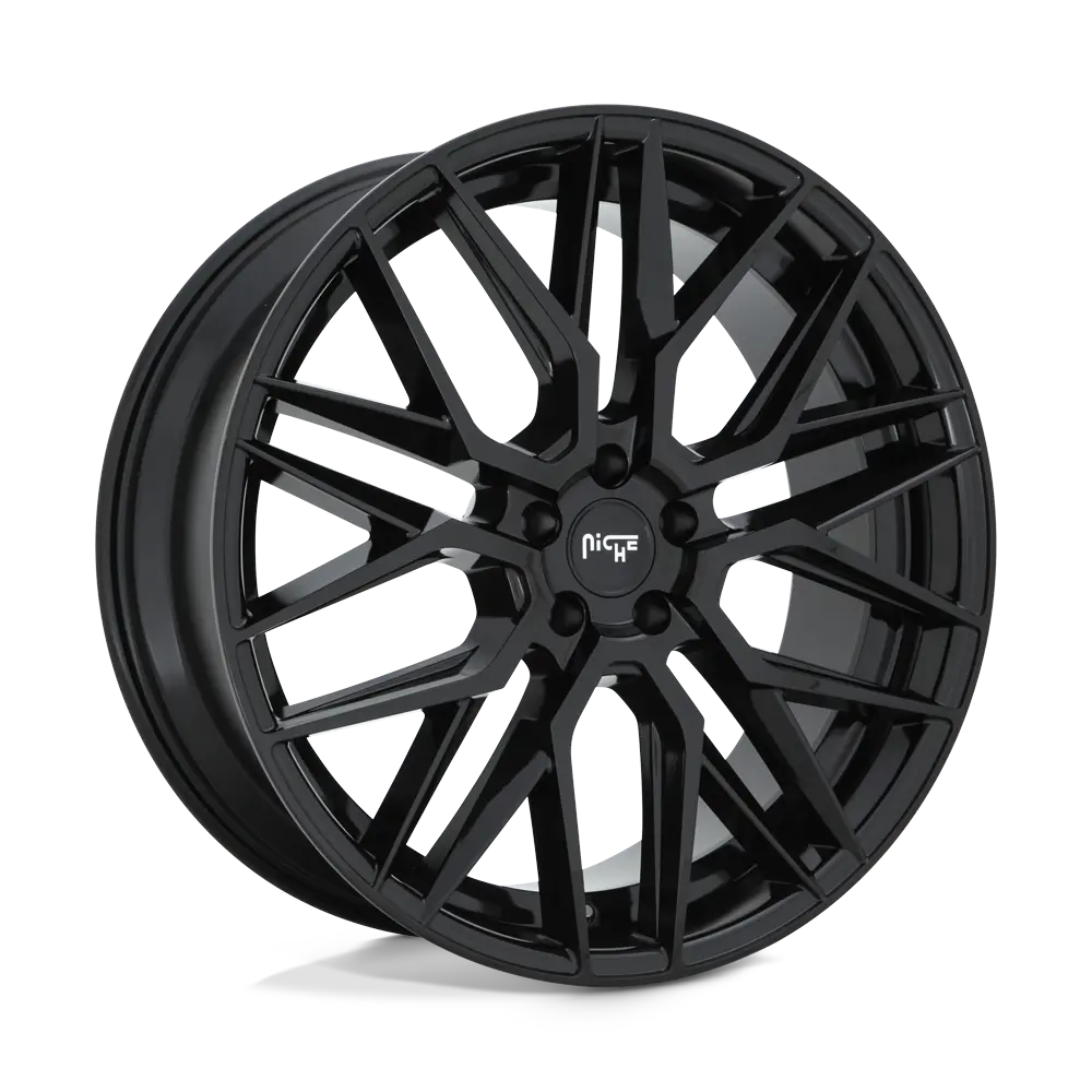 18X8 Gloss Black 40Mm Niche 1Pc Wheel 1