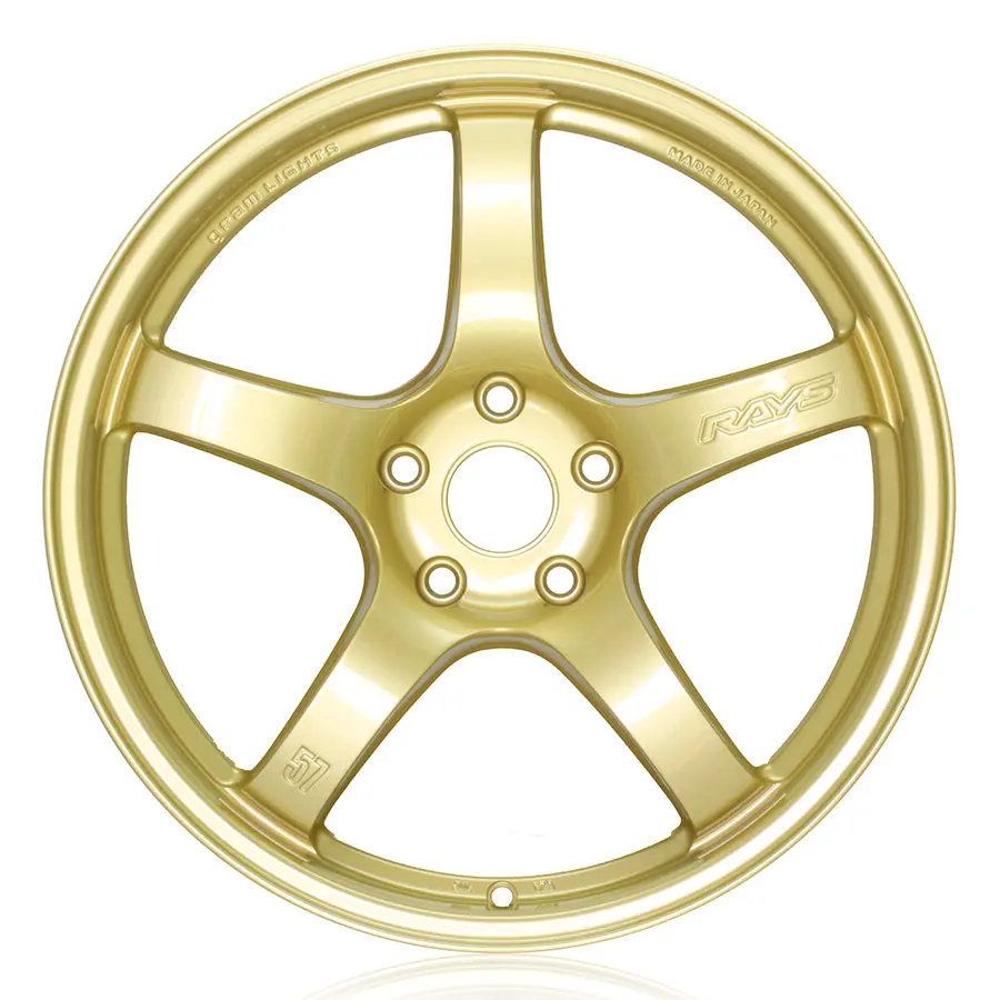 57Cr E8 Gold 18X9.5 +38 5X114.3 (Set Of 4) 1