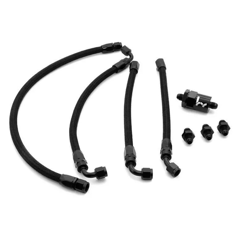 Hybrid Racing K Swap Tucked Fuel Line Kit 92-00 Civic / 94-01 Integra 1