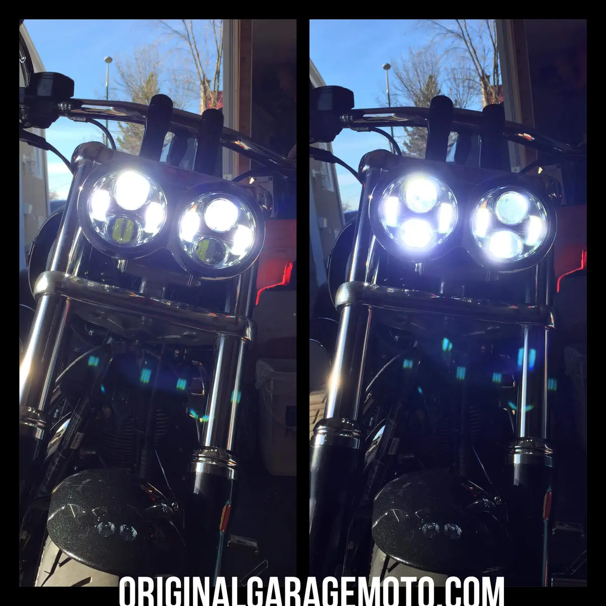 Og Harley-Davidson Fat Bob Fxdf Led Headlights 2
