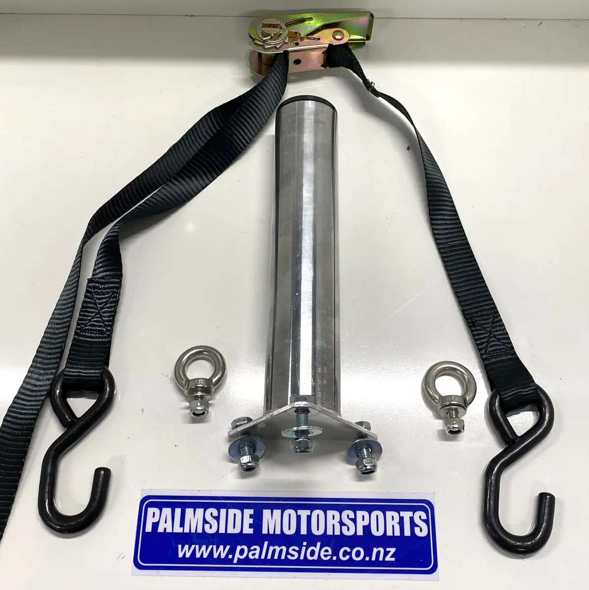 Spare Wheel Pole And Strap With Eyes. 1
