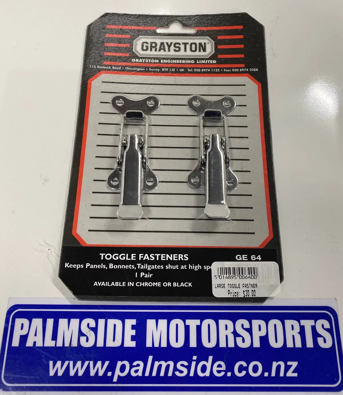 Grayston Toggle Fasteners 1