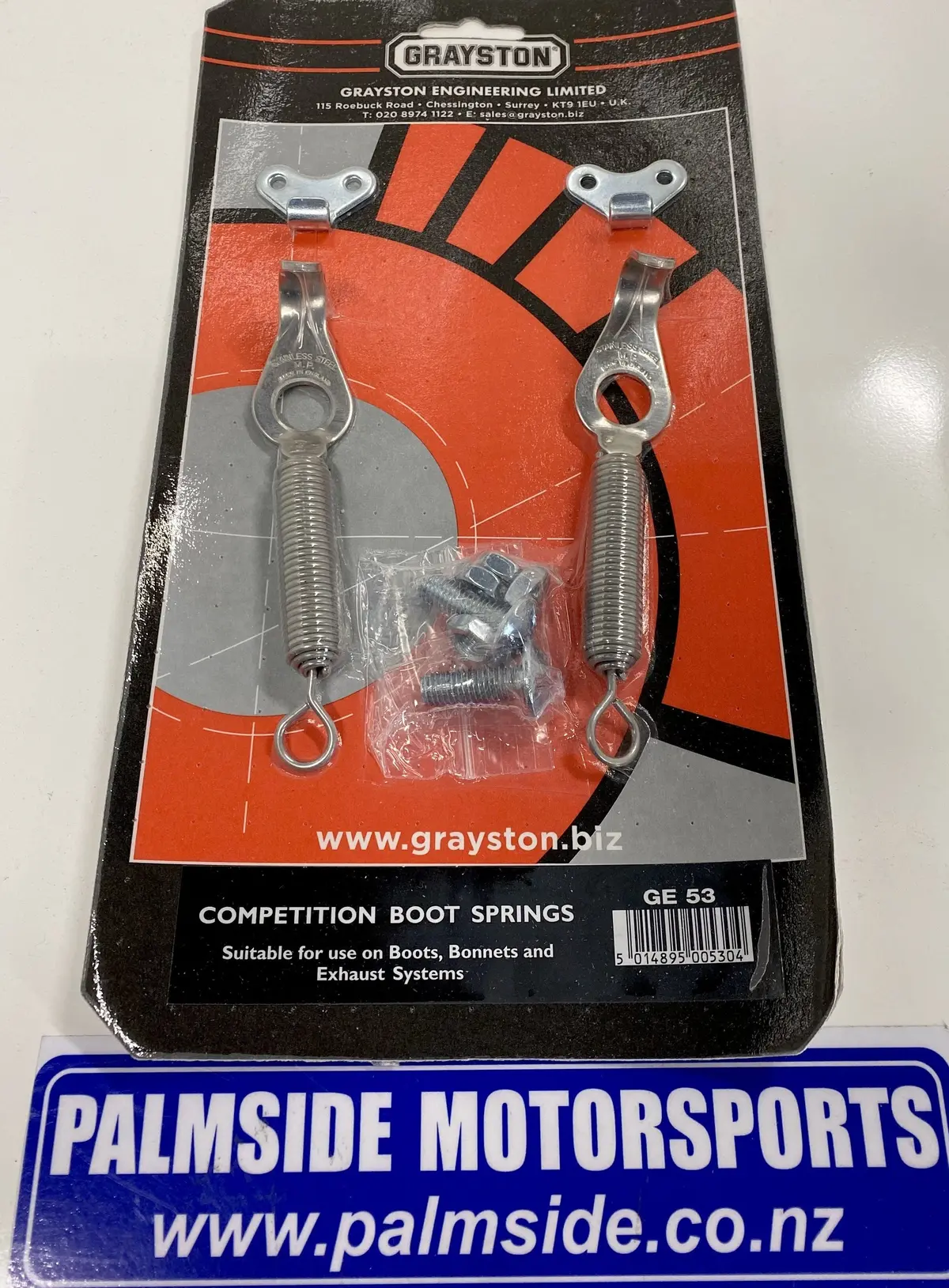 Grayston Boot Springs - Stainless 1