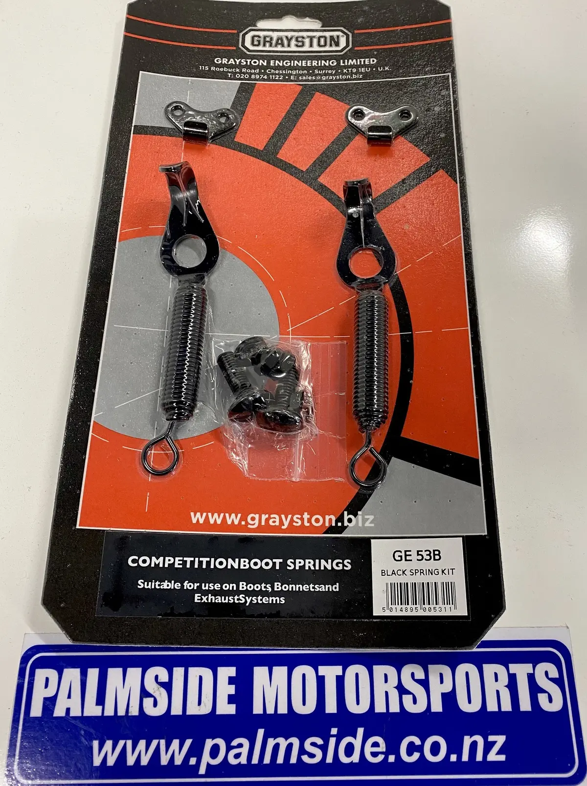 Grayston Boot Springs - Black 1