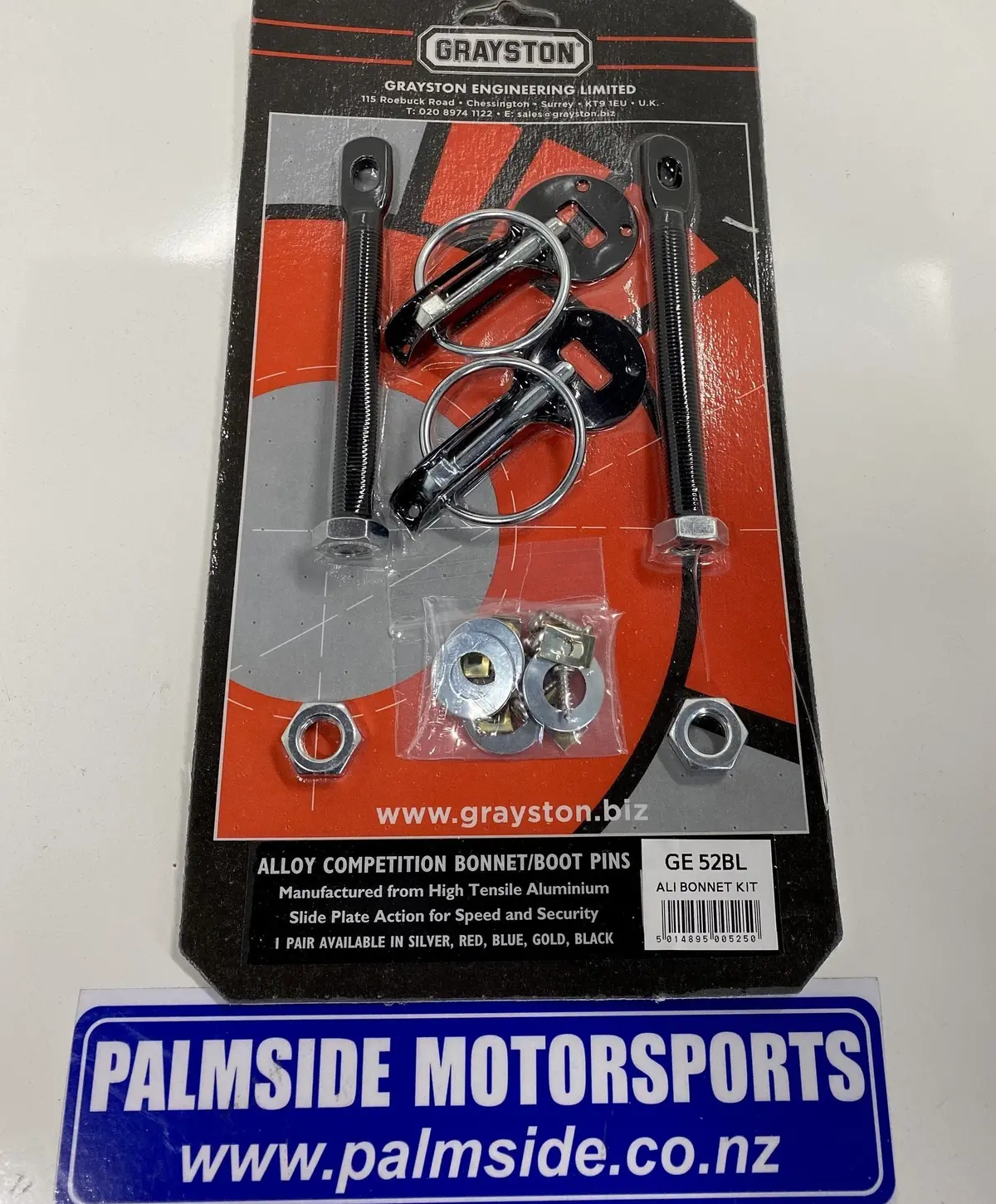 Grayston Bonnet Pins - Black 1