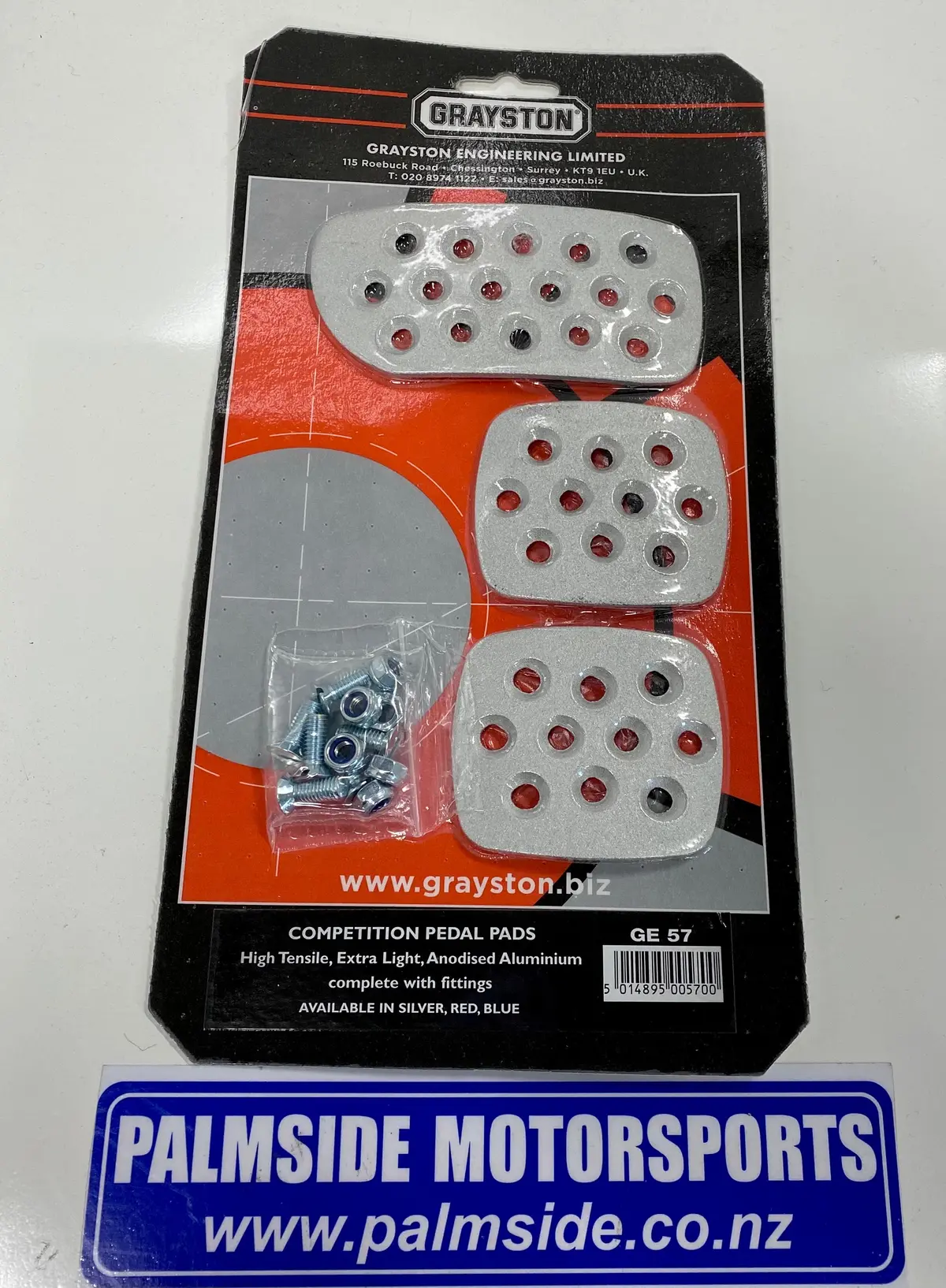 Grayston Competition Pedal Pad Set 1