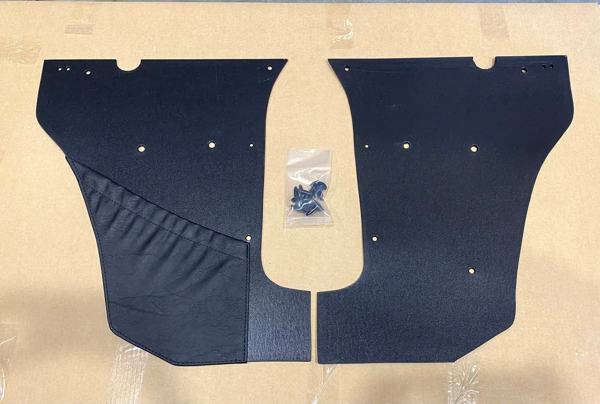 Ford Escort Mk1 Front Kick Panel Pair With Pocket 1
