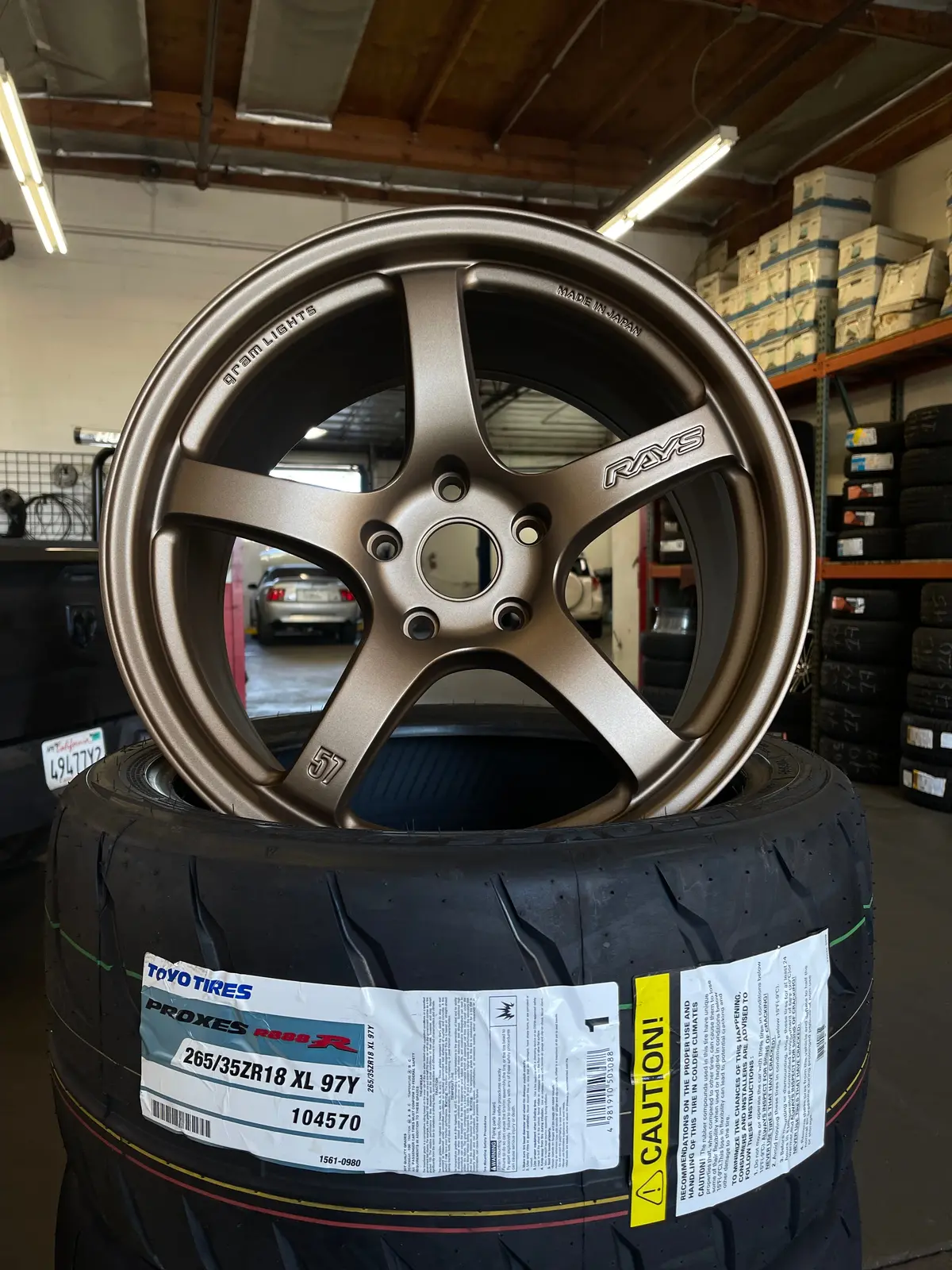 Gram Lights 57Cr Bronze 18X9.5 +38 5X100 (Set Of 4) 1