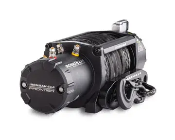 Frontier 12,000 Lb Winch With Synthetic Rope 1