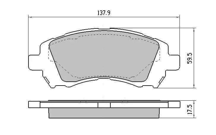 Subaru Oem Front Winmax Pads W6.5 Wmp349 1