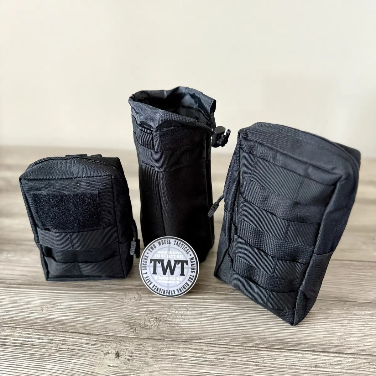 Twt 3Pc Molle Bag Set In Black 1