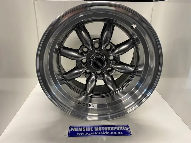 13 X 8.0 4X114.3 Bm Minilite Type Et-7 73.1Cb Toyota/Nissan (Sold As Set) 1